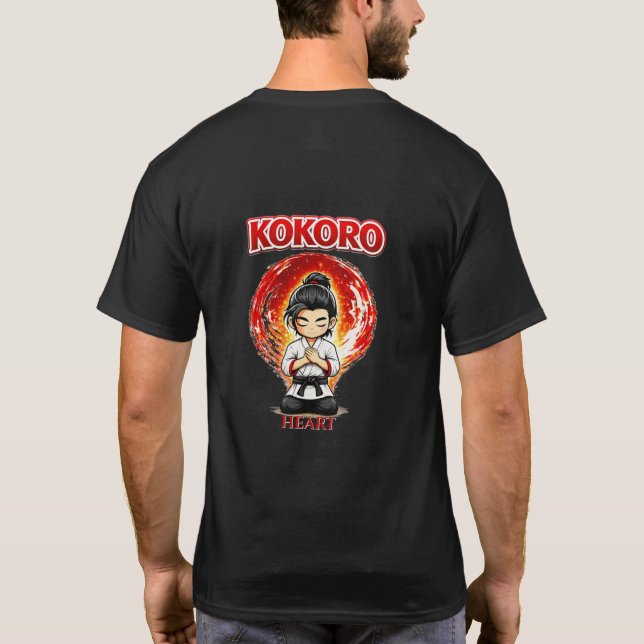 Camiseta Chibi Dojo Kokoro Heart (Verso)