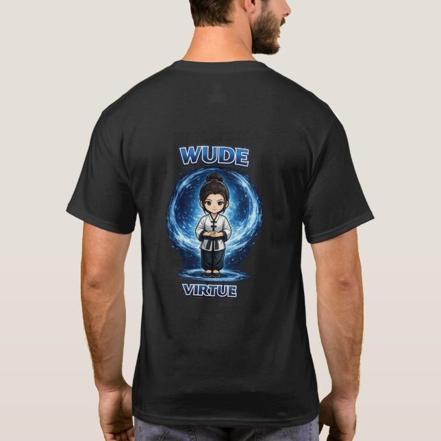 Camiseta Chibi Dojo Wude Virtude (Verso)
