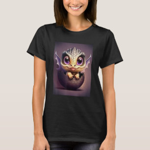 Camiseta Chibi Dragon Baby Hatching from A Dragon Egg Magi