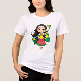 Camiseta chibi Estampado divertido Moda casual Art