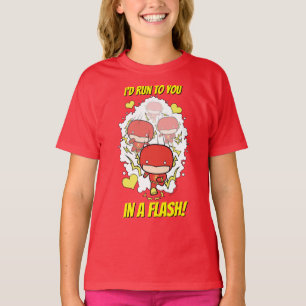 Camiseta Chibi Flash - Eu corria para você em um Namorados