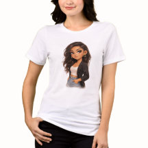 Camiseta Chibi Girl – Energia da Personagem Princi