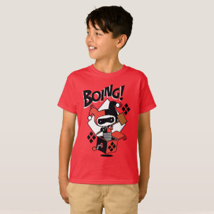 Camiseta Chibi Harley-Quinn-In-A-Box Com Martelo