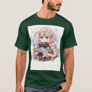 Camiseta chibi jeanne d arc