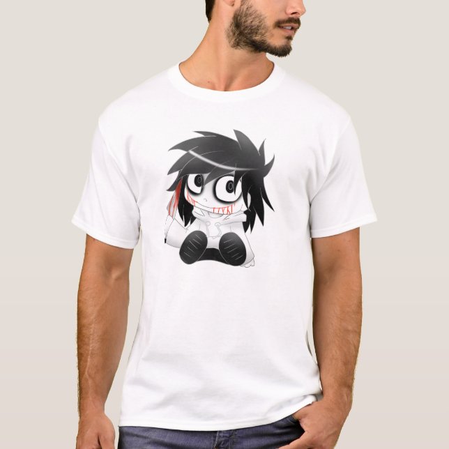 Camiseta Chibi Jeff o assassino (Frente)