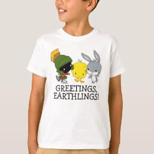 Camiseta Chibi MARVIN THE MARTIAN™, TWEETY™, & INSETOS BUNN