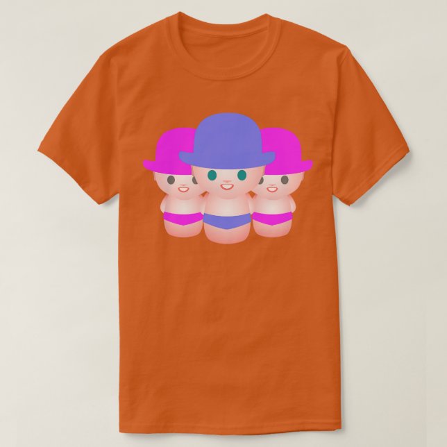 Camiseta Chibi mates1 (Frente do Design)