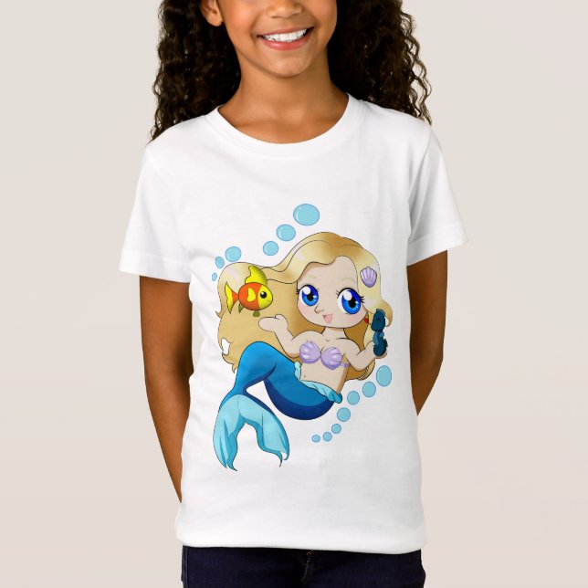 Camiseta Chibi Mermaid Jr (Frente)
