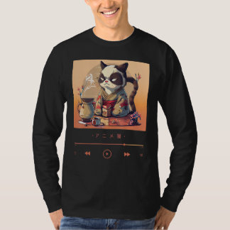 Camiseta Chibi Neko in Traditional Kimono Attire