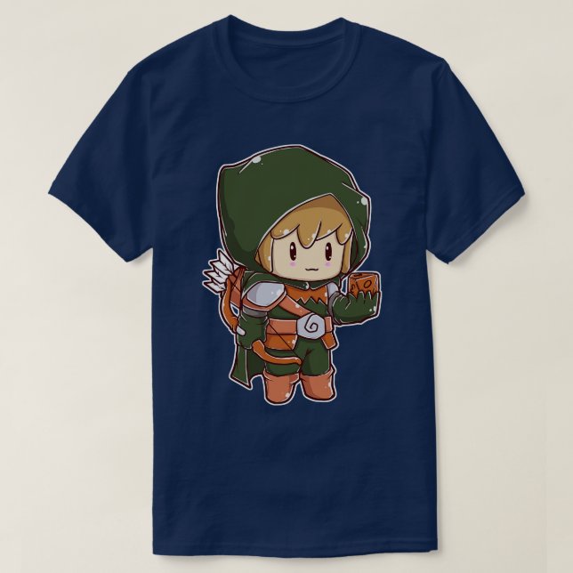 Camiseta Chibi Ranger (Frente do Design)