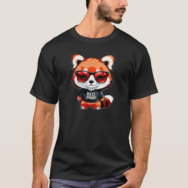 Camiseta Chibi Red Panda Cub (Frente)