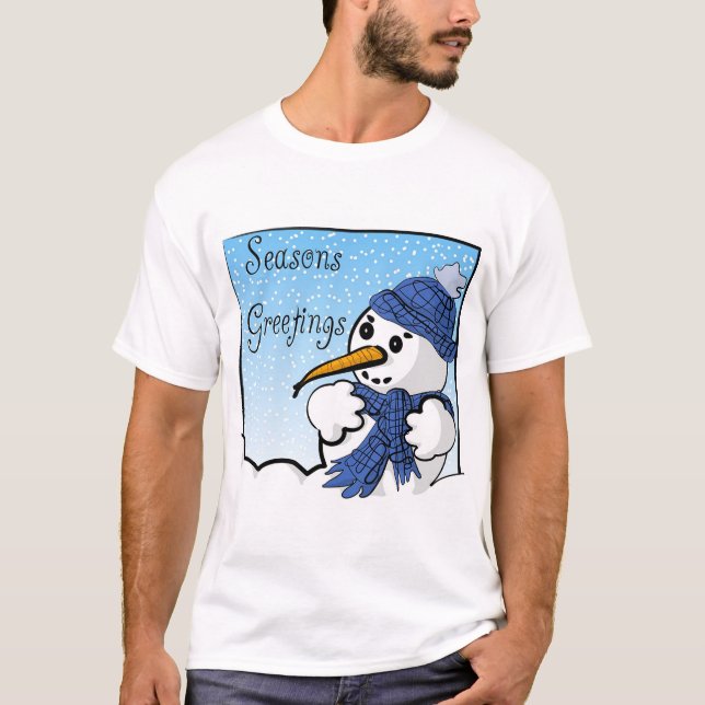 Camiseta Chibi Snowman (Frente)