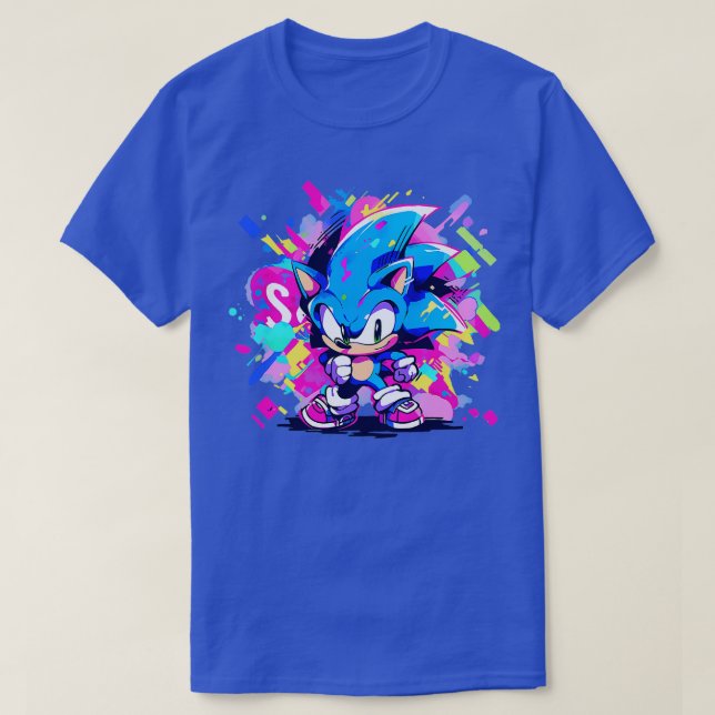Camiseta chibi sonic TShirt (Frente do Design)