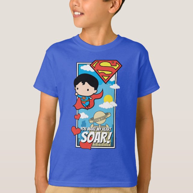 Camiseta Chibi Superman - Você Faz Meu Namorados De Soar Do (Frente)