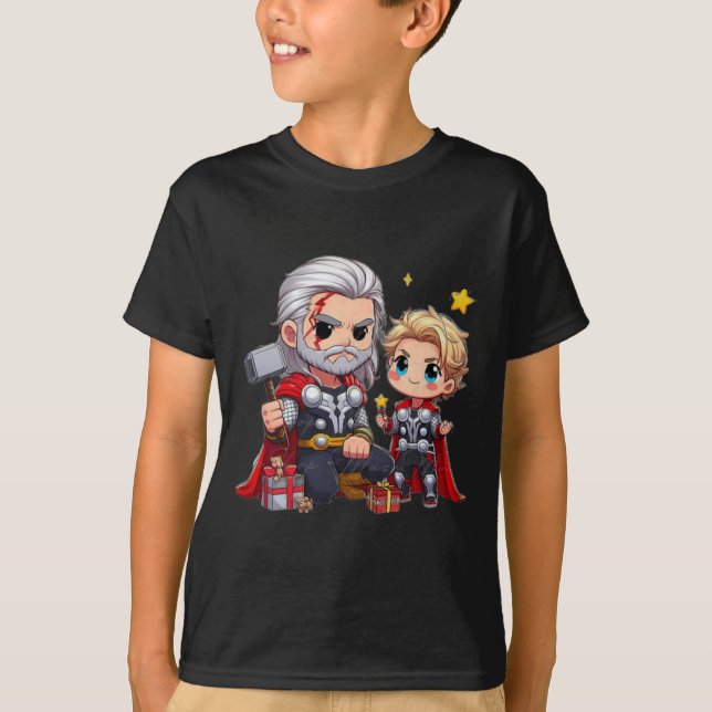 Camiseta Chibi Thor and Son (Frente)