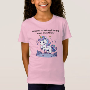 Camiseta Chibi Unicorn Espalhando Lítima E Magia