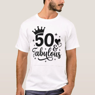 Camiseta Chic 50 e Fabuloso de Aniversário