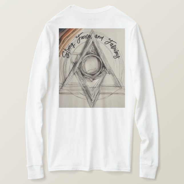 Camiseta Chic Elegance Tee: Redefina Seu Estilo (Verso do Design)