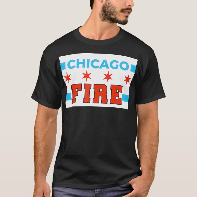 Camiseta Chic Fire Department CFD Chicgo First (Frente)