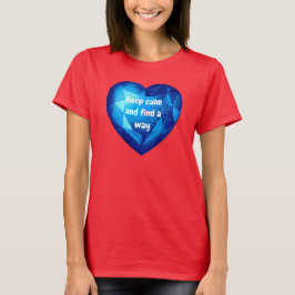 Camiseta Chic fresh blue Diamond quote affirmation