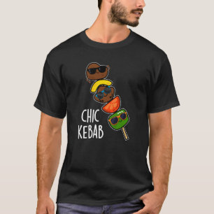 Camiseta Chic Kebab Piada Engraçada de Espeto Turco Fundo E