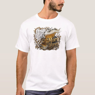 Camiseta Chic MENOS FALA MAIS CERVEJA Criação Personalizada