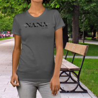 Chic Nana com Kids Names Ano T-Shirt