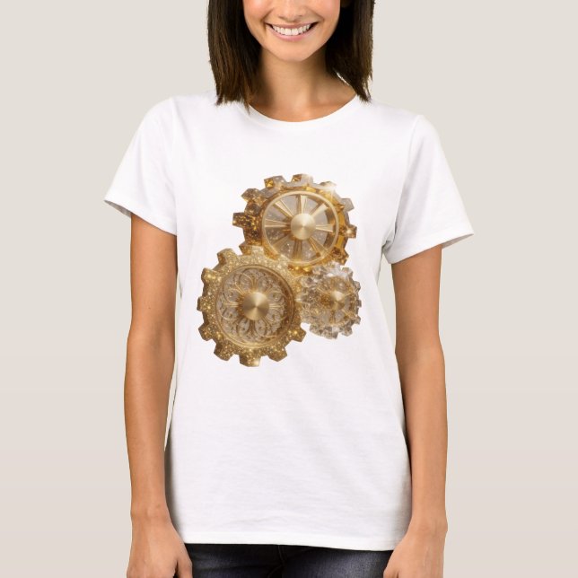 Camiseta Chic Silver GEMS IN THE GEAR (Frente)
