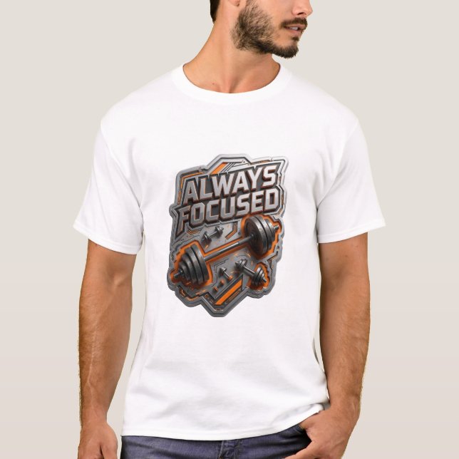 Camiseta Chic Silver SEMPRE FOCADO Statement (Frente)