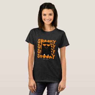 Camiseta Chic & Spooky: Camisa-T feminina do Halloween
