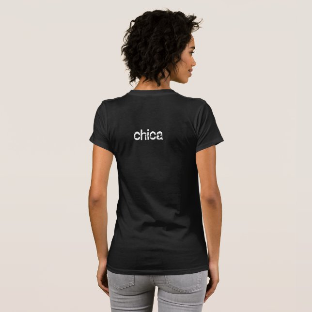 Camiseta Chica (Parte Traseira Completa)
