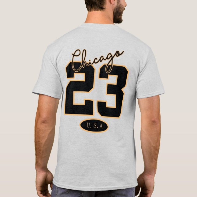Camiseta Chicago 23 USA Sports T-Shirt (Verso)