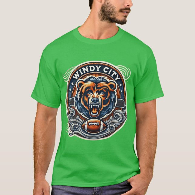 Camiseta Chicago Bears Cidade Ventosa (Frente)