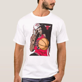 Camiseta Chicago Bulls Basketball Legend Illustration