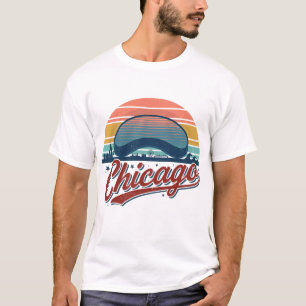 Camiseta Chicago Cidade Ventosa Silhueta Clássica