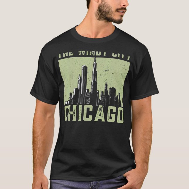 Camiseta Chicago City (Frente)