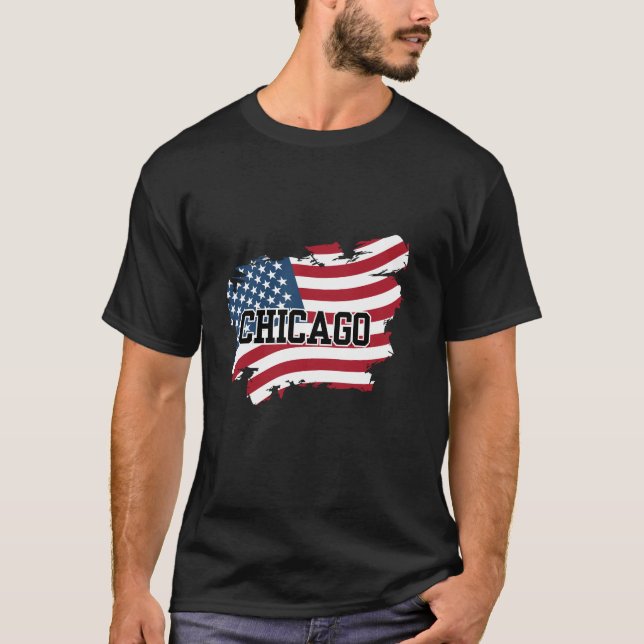 Camiseta Chicago EUA (Frente)