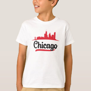 Camiseta Chicago EUA Cidade Cityscape Skyline Funny Gift
