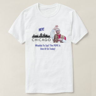 Camiseta Chicago, Filho Favorito, Pope T-Shirt
