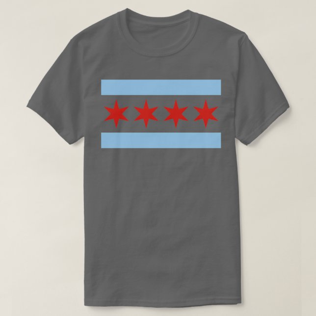 Camiseta Chicago Flag City of Chicago (Frente do Design)