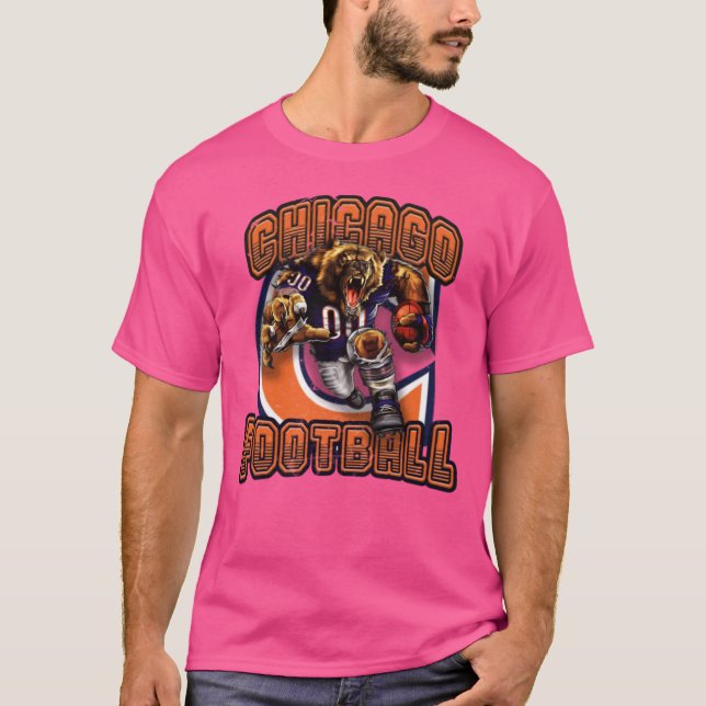 Camiseta Chicago Football Cub Style Vintage Chicago (Frente)