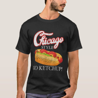 Camiseta Chicago Hot Dog Summer Style 4 De Julho No Ketchu