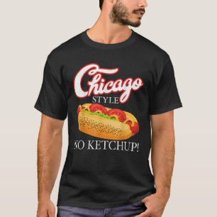 Camiseta Chicago Hot Dog Summer Style 4 De Julho No Ketchu