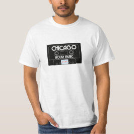Camiseta Chicago House Music Cassette (Preto)