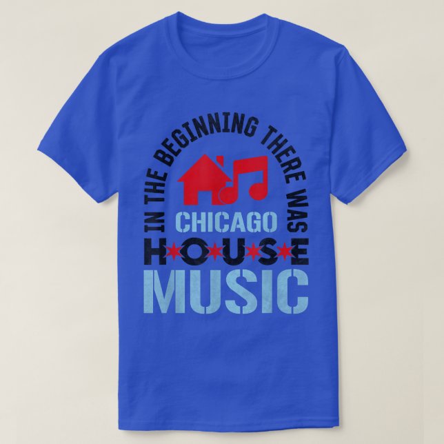 Camiseta Chicago House Music - Disco Edm Dj Vintage260 (Frente do Design)