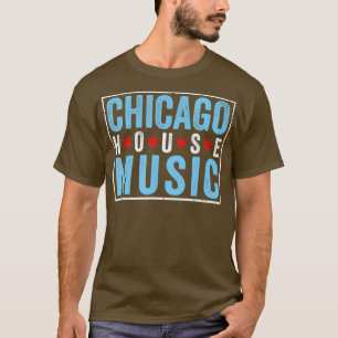 Camiseta Chicago House Music - EDM Vintage DJ Na moda