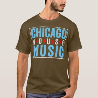 Camiseta Chicago House Music - EDM Vintage DJ Na moda