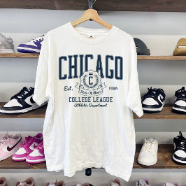 Camiseta Chicago Ilinois college varsity athletic