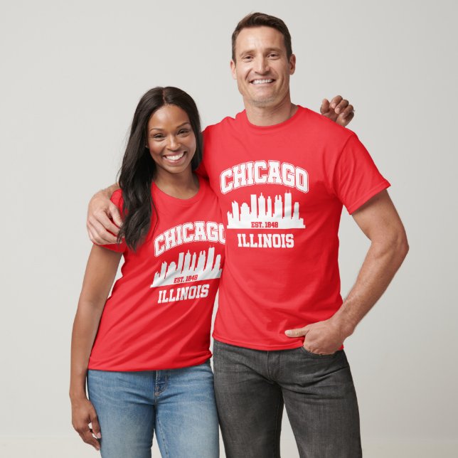 Camiseta Chicago,Illinois (Unissex)