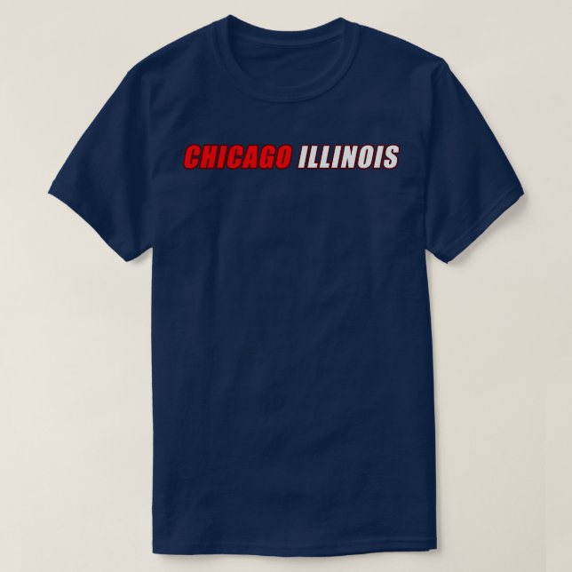 Camiseta Chicago Illinois (Frente do Design)